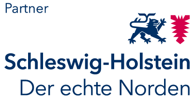 Logo Partnerprogramm Schleswig-Holstein. Der echte Norden.